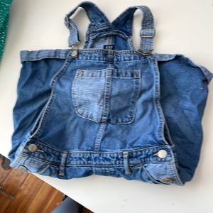 Girls Denim Overall Shorts